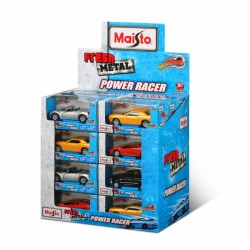 Maisto Power-Racer 12cm cars, Pull-back, 24x Display