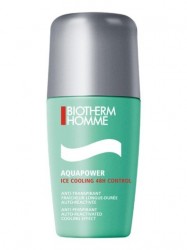 Biotherm Homme Aquapower Ice Cooling 48H Control Roll-on Deodorant 75 ml