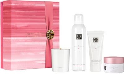 RITUALS Gift Set For Women from The Ritual of Sakura - Shower Foam, Body  Scrub, Body Cream & Candle - With Rice Milk & Cherry Blossom - Medium, 2021  : : Beauty