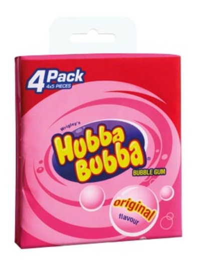 Hubba Bubba original multipack 4x5 gums 140g