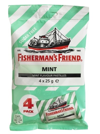 Fisherman's Friend Sugarfree Mint 4x25g