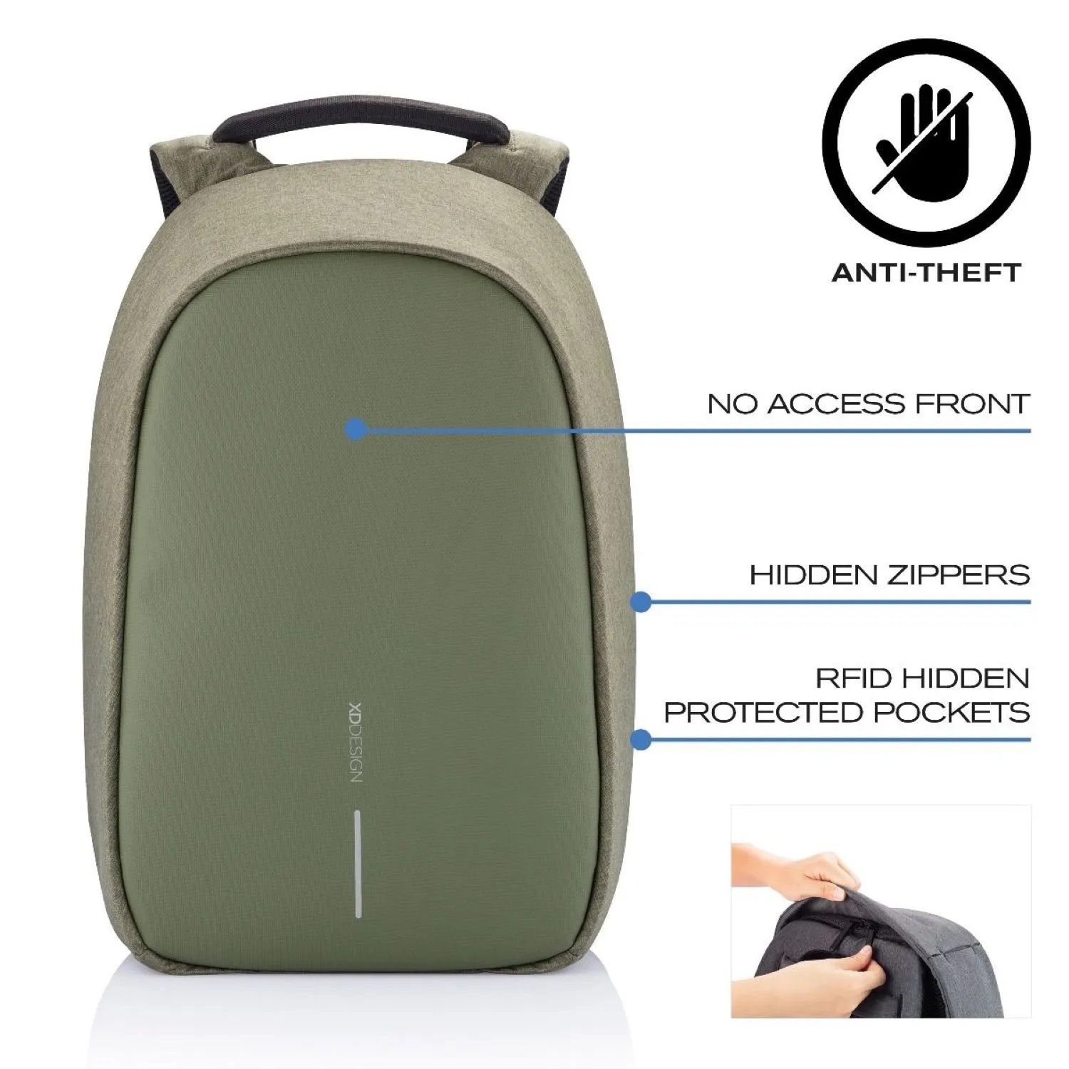 XD Design Bobby Hero Small Anti-Theft Backpack