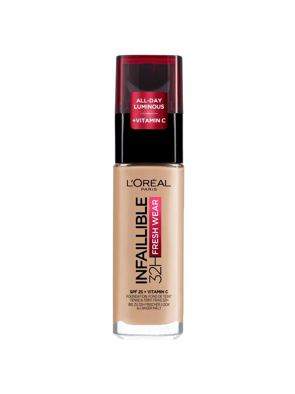 L'Oreal Paris Oa Infaillible Liquid Fresh Wear Foundation N° 125 Naturel Rose 30 ml