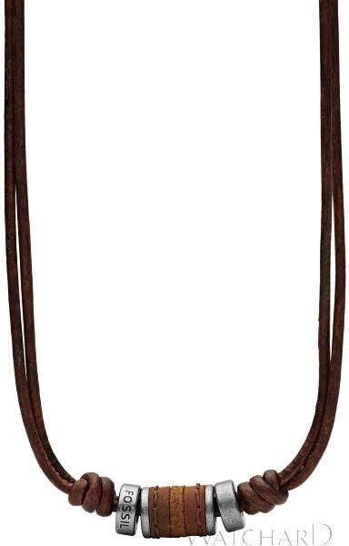 Fossil Brown Rondell Necklace JF00899797