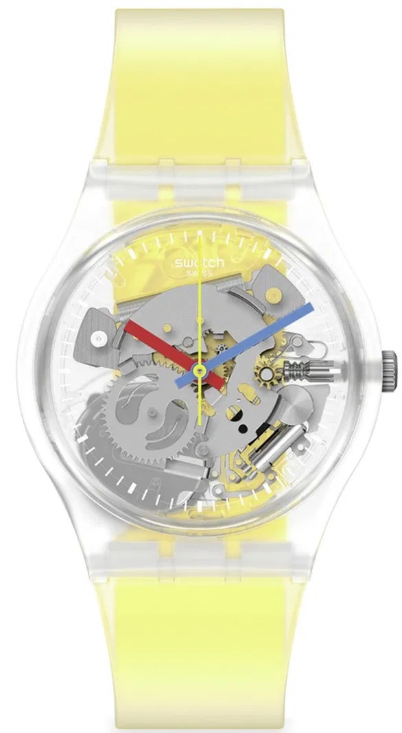 Swatch Ge291 CLEARLY YELLOW STRIPED