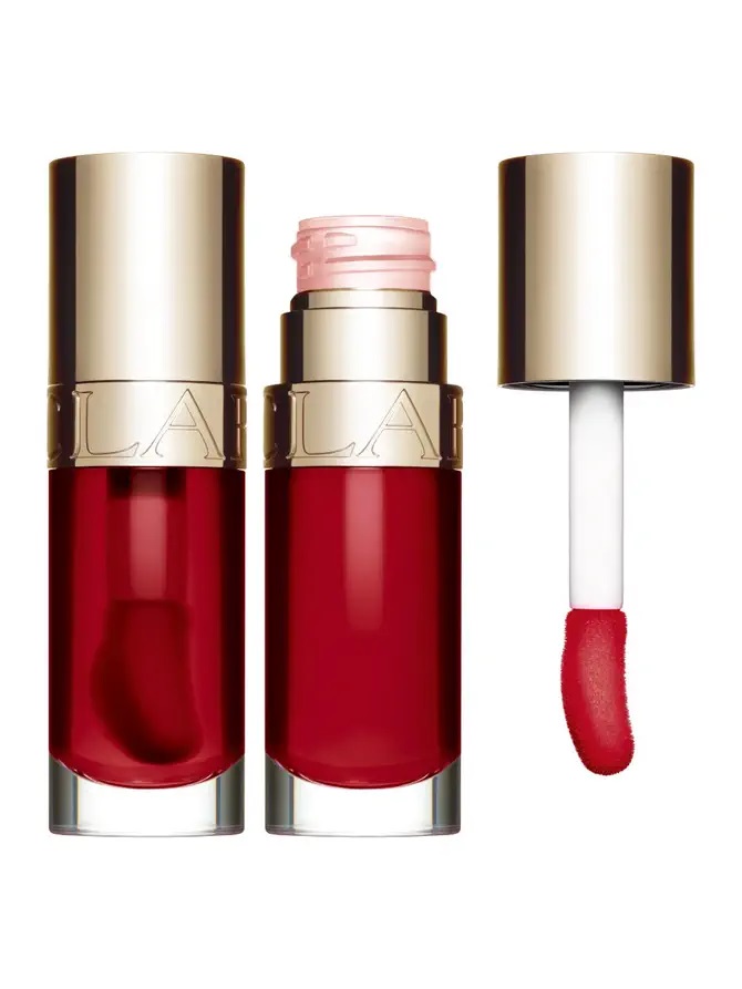 Clarins Lip Comfort Oil Lip Gloss N°03 Deep Red