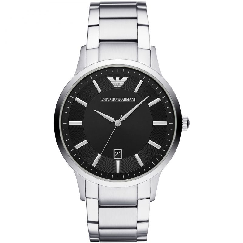 Emporio Armani Men's Three-Hand Date Stainless Steel Watch AR11181