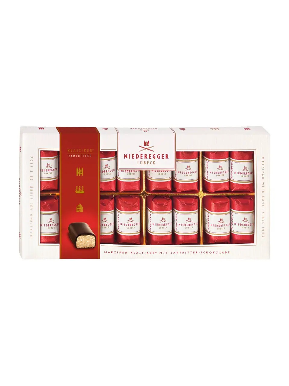 Niederegger Marzipan classics in dark chocolate 200g