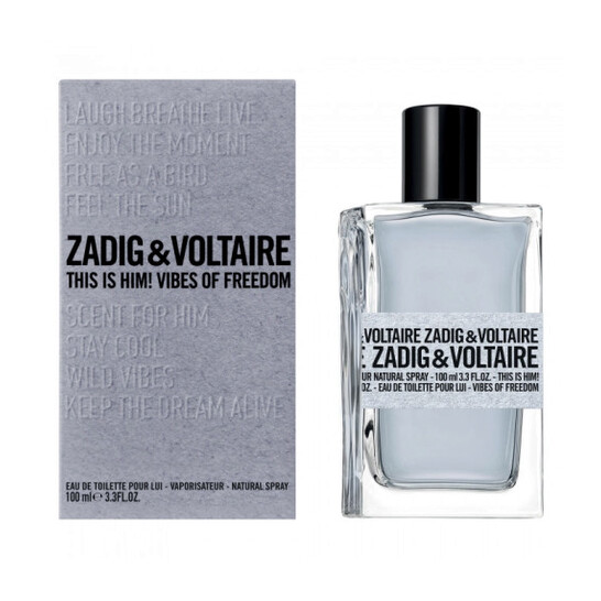 Zadig & Voltaire Men's This Is Him! Vibes Of Freedom EDT tualetes ūdens 100ml