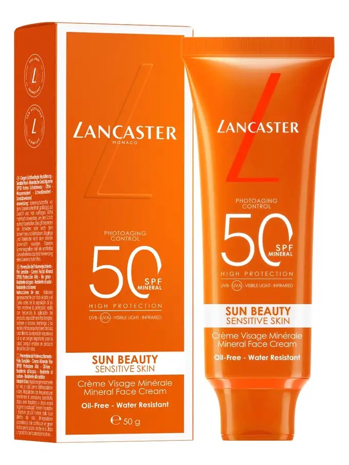 Lancaster Sun Care Mineral Face Cream SPF 50 50 ml