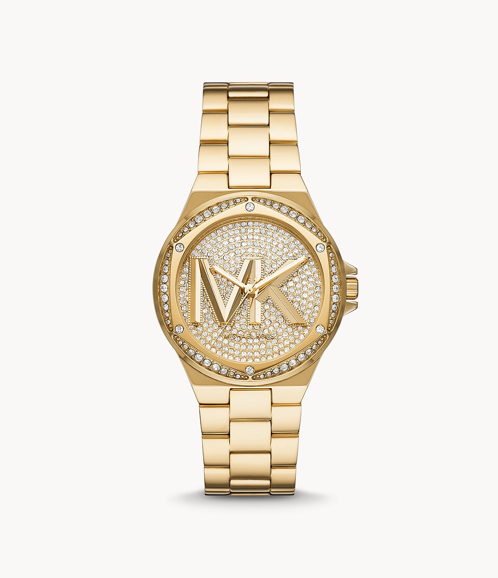 Michael Kors Lennox Three-Hand Gold-Tone  Women's Watch MK7229