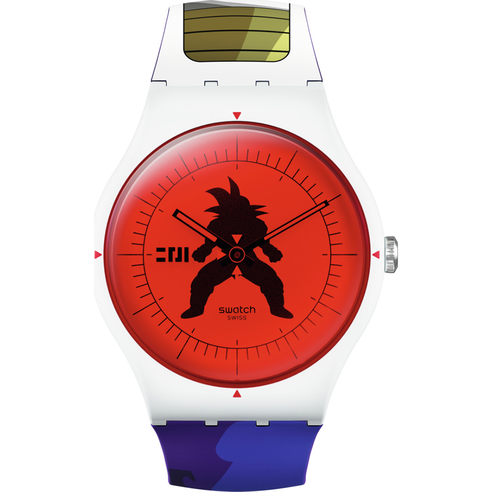 Swatch Unisex Vegeta X Dragon Ball Z Watch SUOZ348