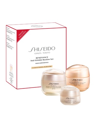 Shiseido Benefiance Anti-Wrinkle Face Care Routine Set