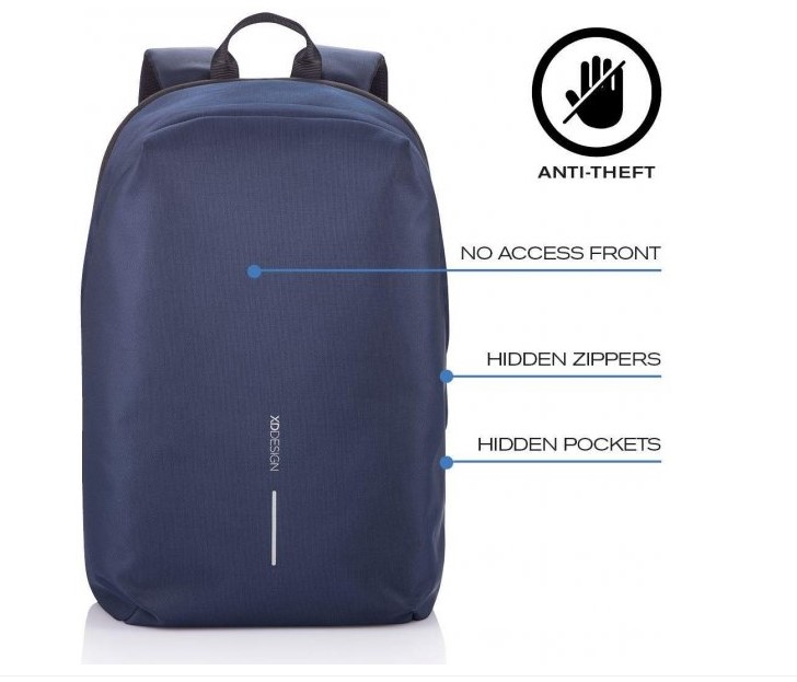 XD Design Bobby Soft Anti-Theft Backpack Blue