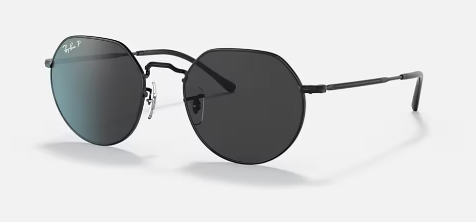 Ray Ban JACK Sunglasses in Black and Black  0RB3565002/4853