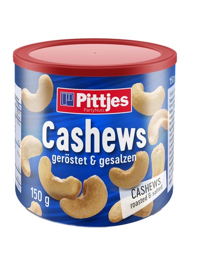 Pittjes Cashews Salt Tin, 150g