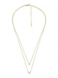 Fossil Sadie Tokens Of Affection Two-Tone Stainless Steel Chain Necklace  JF04357998