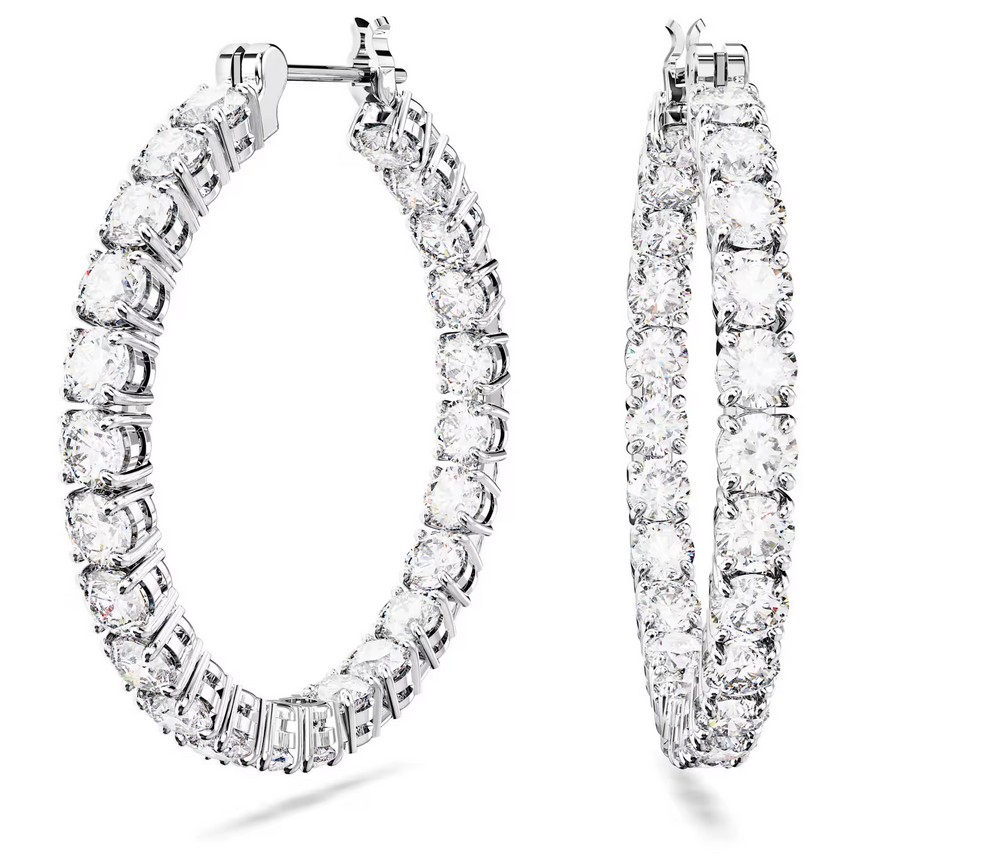 Swarovski Matrix Hoop Earrings 5647715