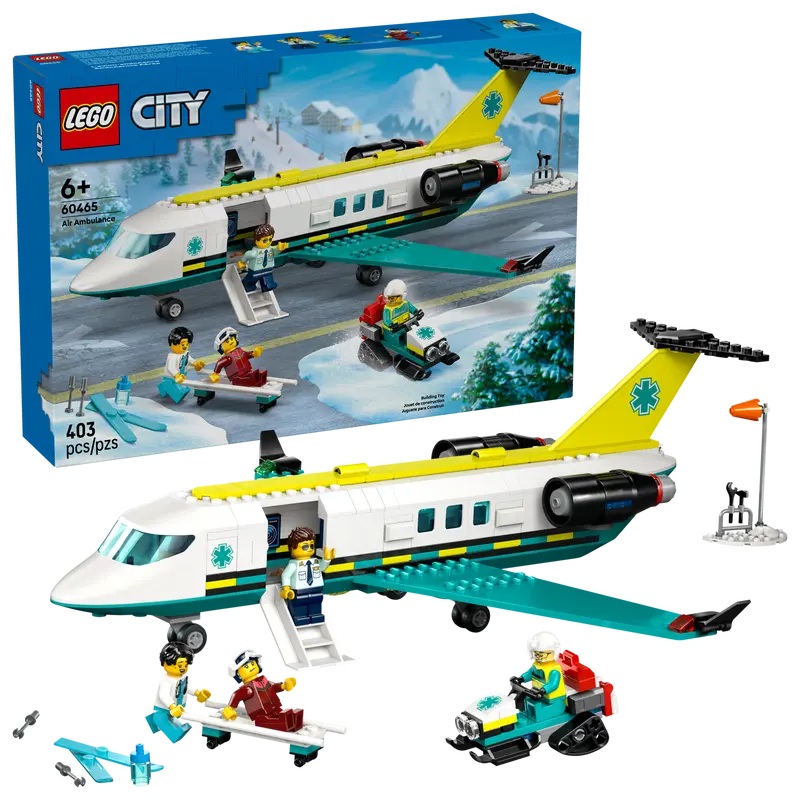 LEGO Emergency Air Ambulance Airplane 60465