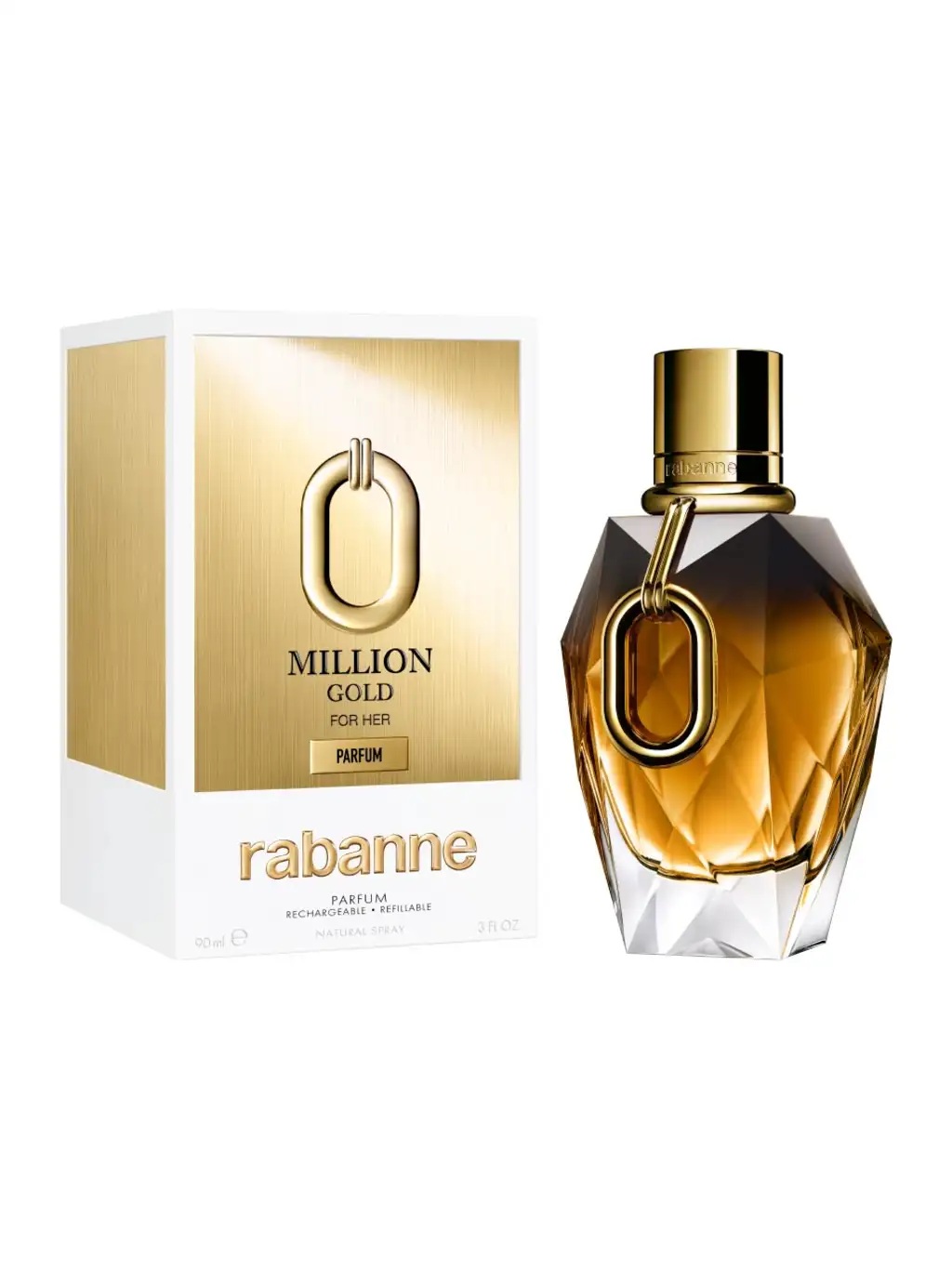 Paco Rabanne Million Gold Parfum Refillable 90 ml