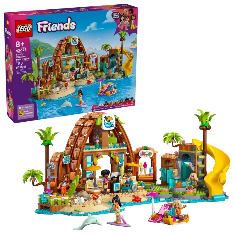 LEGO Family Vacation Beach Resort 42673