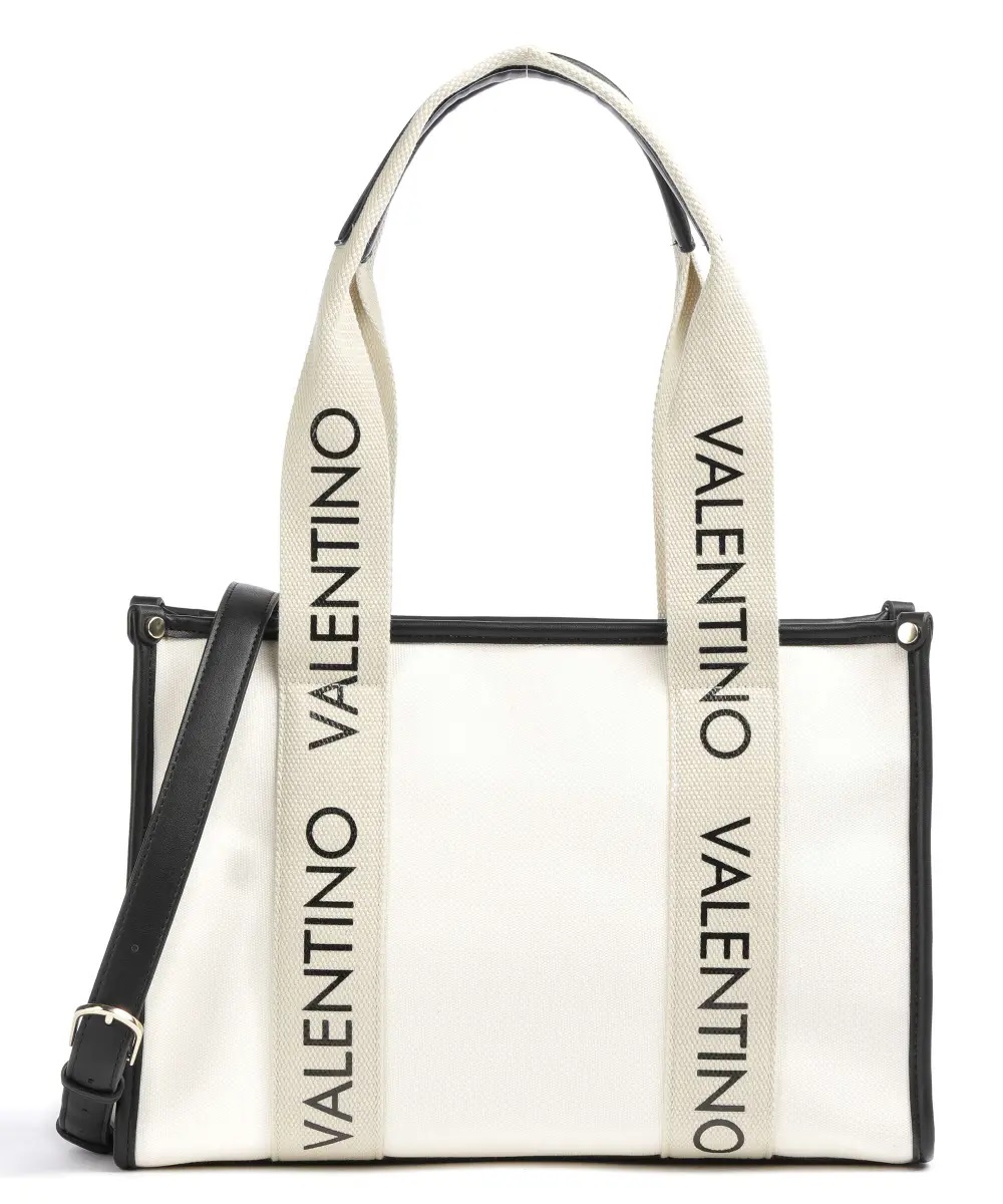 Valentino Candle Tote bag cotton ivory VBS7DD01 G41