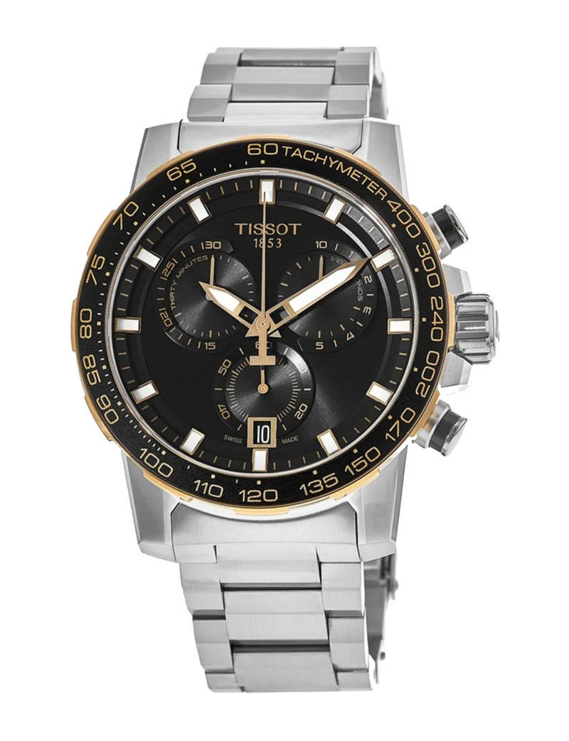 Tissot Supersport Chrono Black Dial Steel Men's Watch T125.617.21.051.00