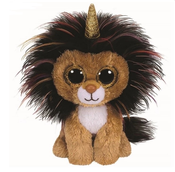 Ty Beanie Boos Ramsey the Unicorn Lion