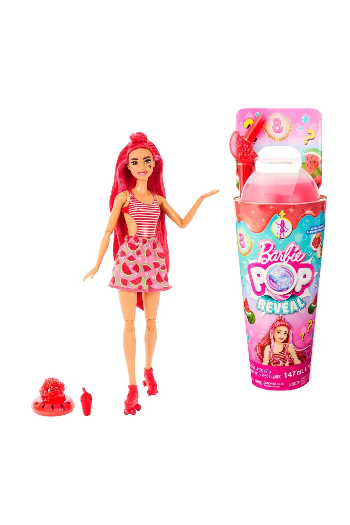 Barbie Pop Reveal Fruit Series Watermelon Doll