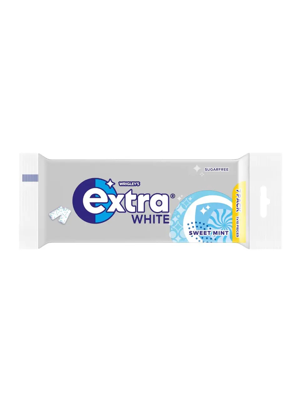 Wrigley's EXTRA White Sweet Mint chewing gum 98g