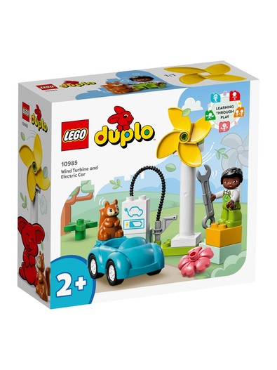 LEGO System A/S Duplo Town Wind Turbine And Electric Car