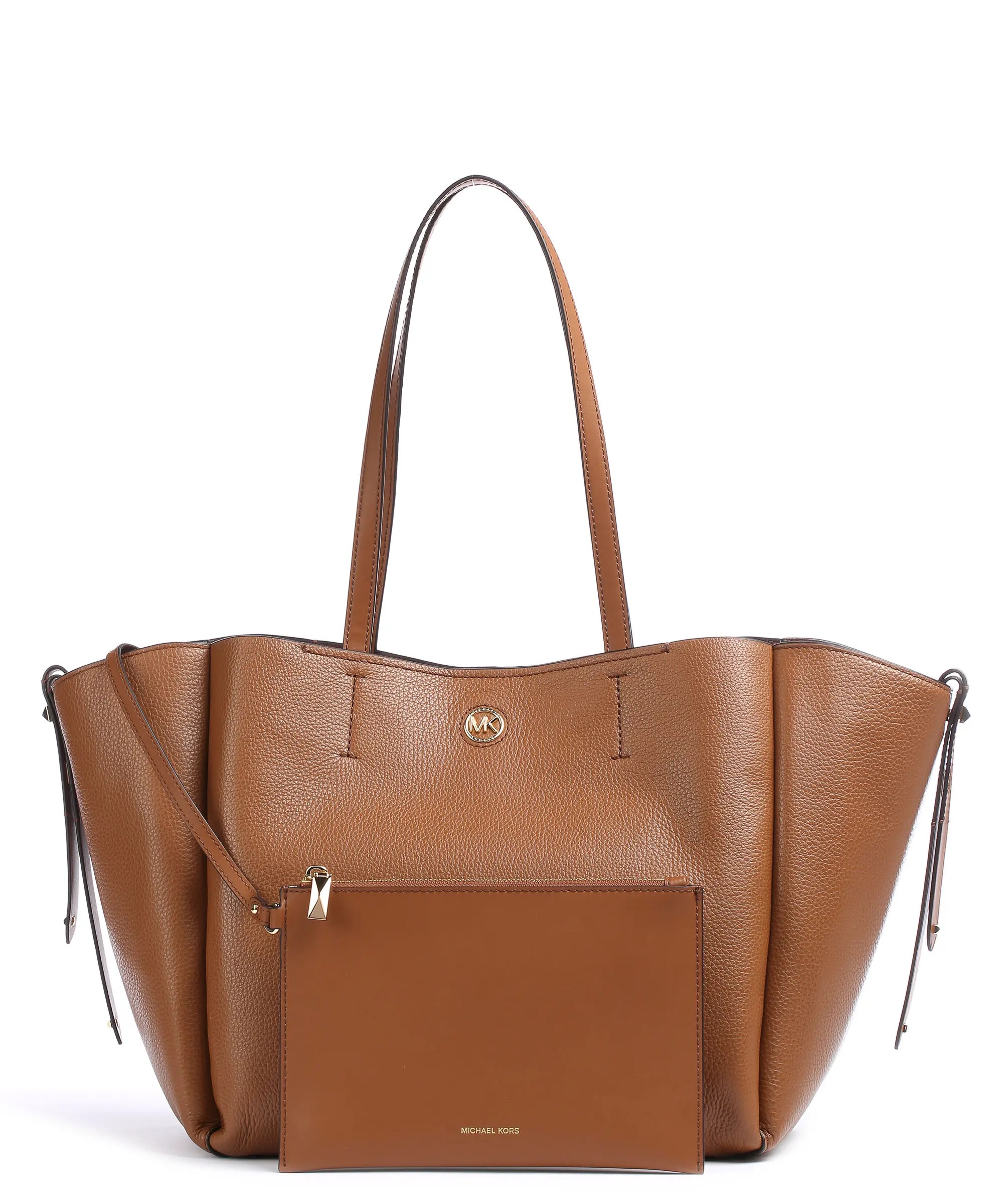 Michael Kors Freya Tote Bag Grained Leather Brown Bag 30S2G7FT3L 230
