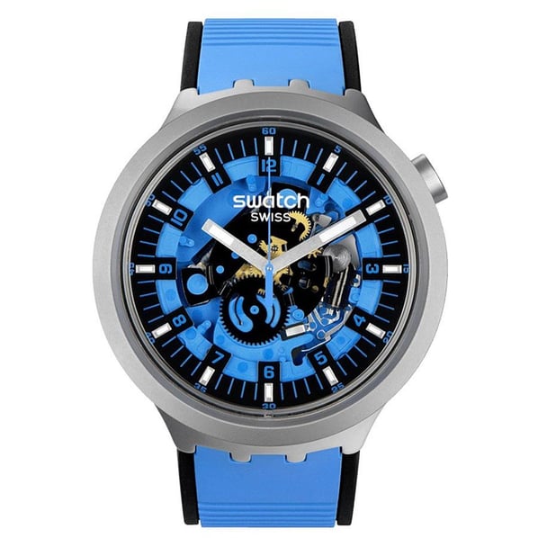 Swatch Azure Blue Daze Watch SB07S106