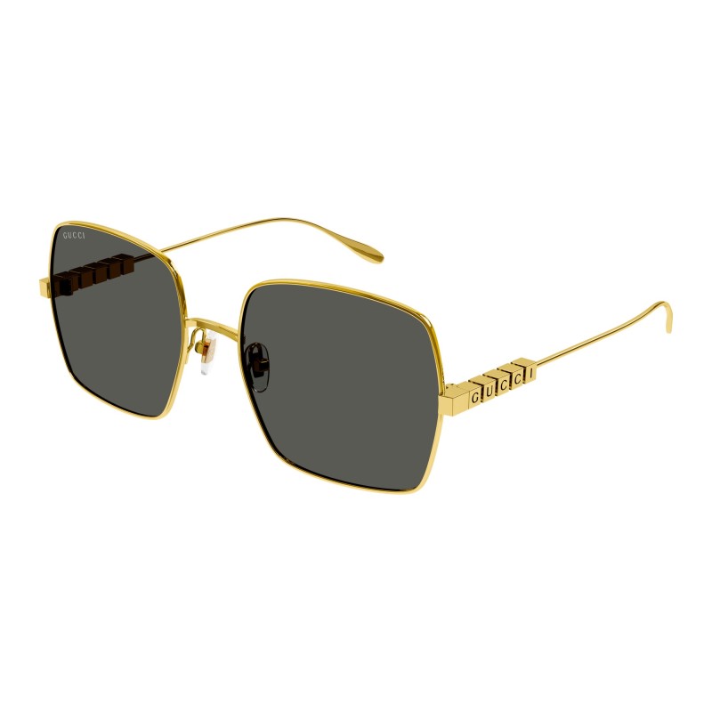 Gucci Gold Sunglasses Woman GG1434S-001-57