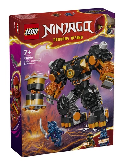 Lego System A/S Ninjago Cole'S Elemental Earth Mech 71806