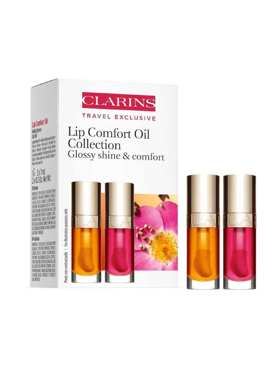 Clarins Lip Comfort Oil Lip Gloss Set