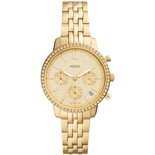 Neutra Gold Chronograph Stainless Steel Women's Watch ES5219