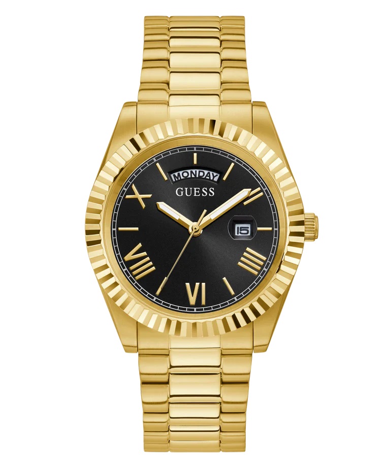 GUESS Men's Gold Tone Multi-function Watch GW0265G3