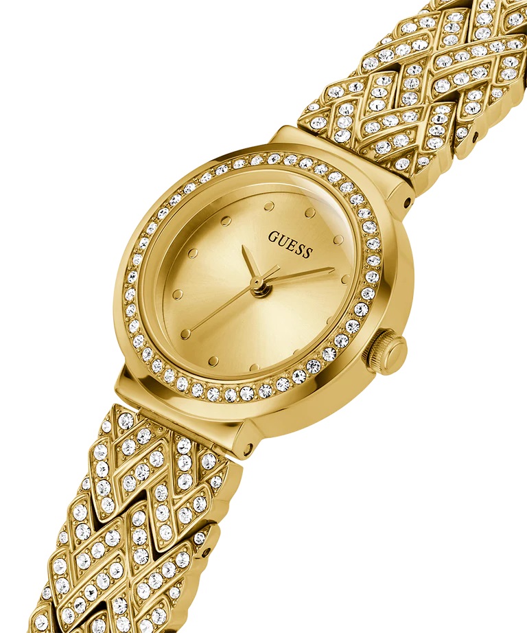 GUESS Ladies Gold Tone Analog Watch GW0476L2