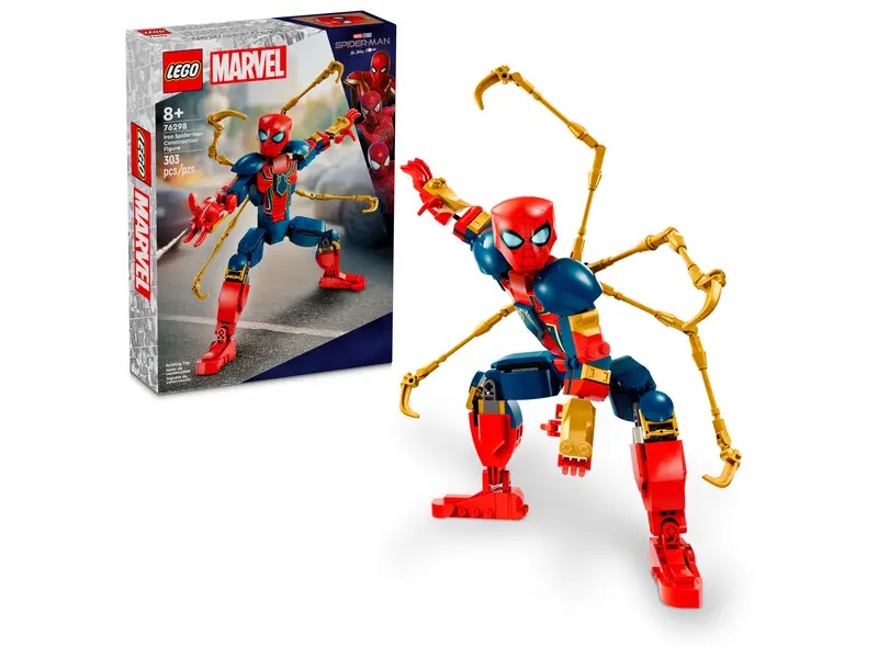 Lego Iron Spider-Man Construction Figure 76298