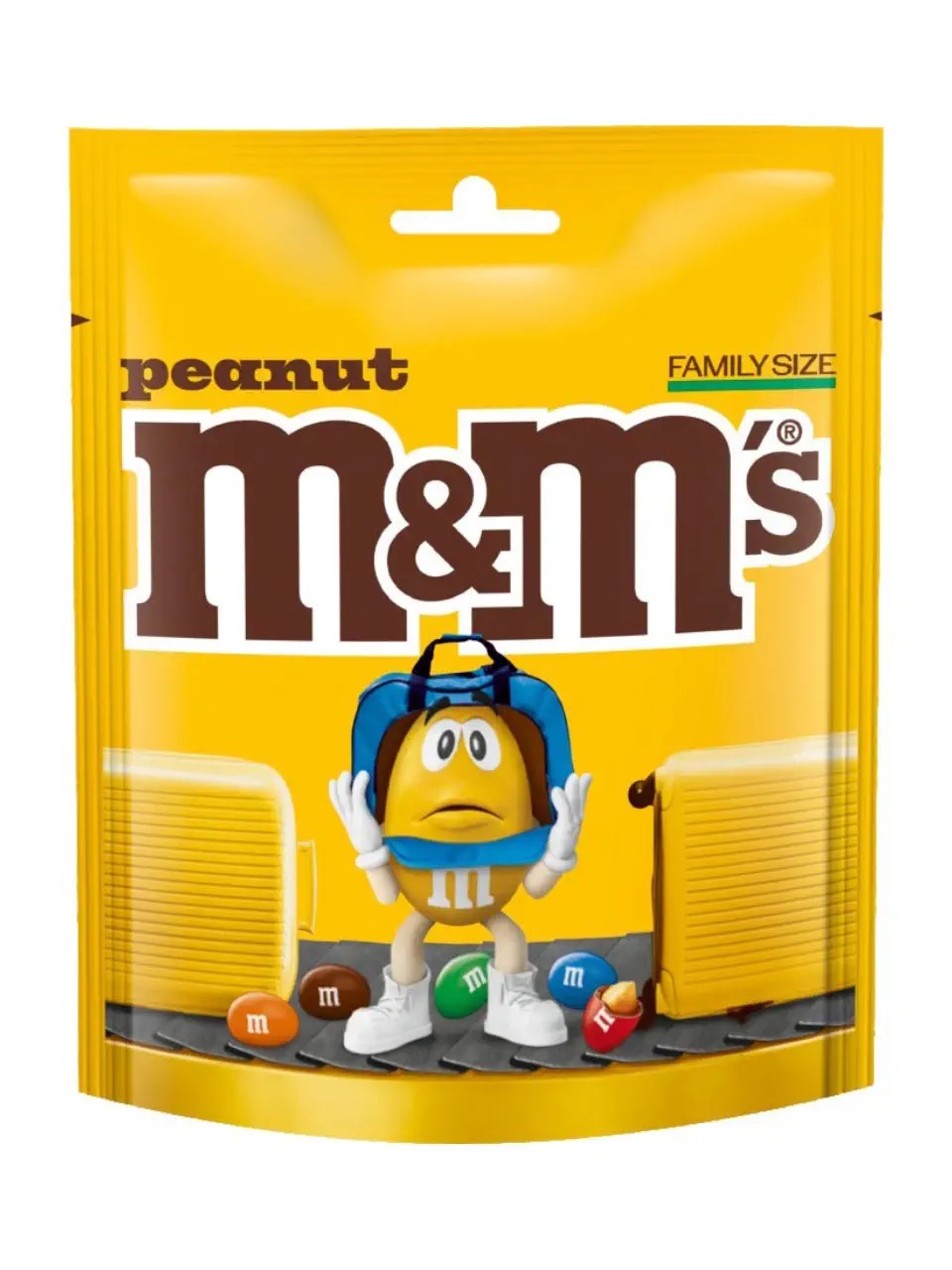 M&M's Peanut milk chocolate covered peanuts in a sugar shell 330g