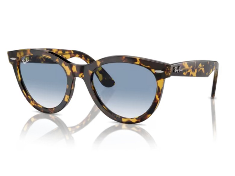 Ray Ban Wayfarer Way Sunglasses in Yellow Havana and Clear & Blue RB2241 13323