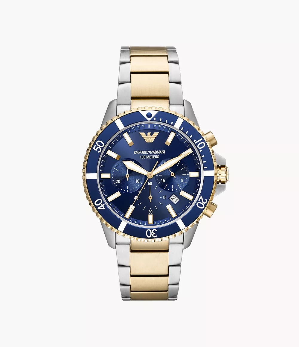 Emporio Armani Chronograph Stainless Steel Watch AR11362