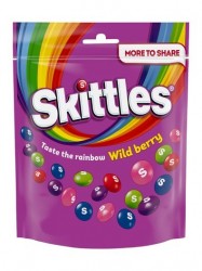 Skittles Chewy Candies Coated With Sugar, With Wild Berry Flavor 318G