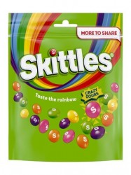 Skittles Chewy Candies Coated With Sugar, With Sour Fruit Flavor 318G