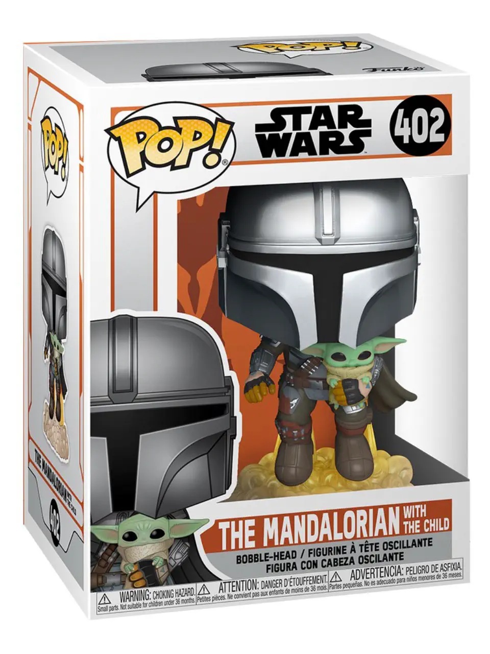 FUNKO The Mandalorian Mando Flying W/jet Pack