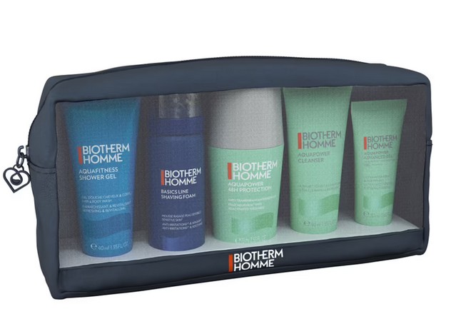 Biotherm Men Aquapower Routine Pouch Set 225ml