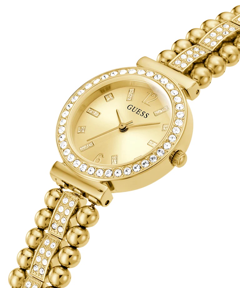 GUESS Ladies Gold Tone Analog Watch GW0401L2
