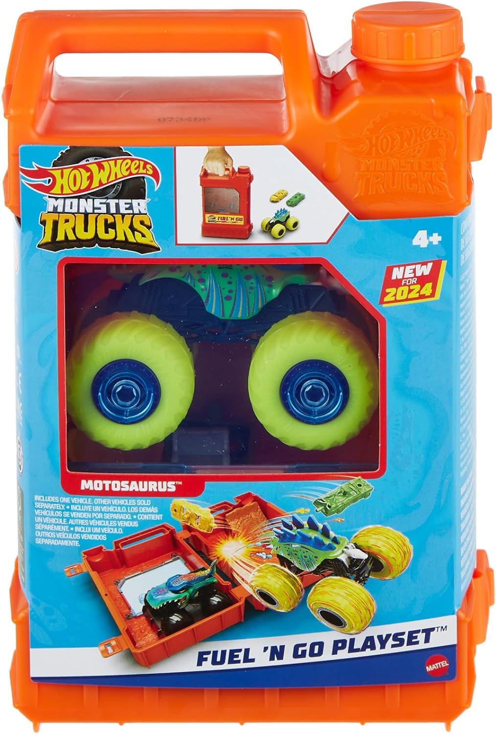 Hot Wheels Monster Trucks Fuel 'n Go Playset