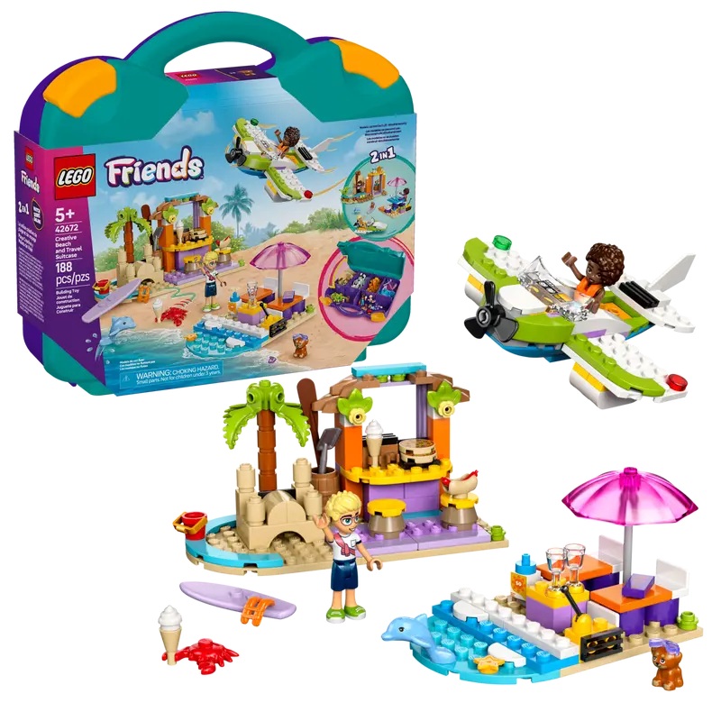 LEGO Creative Beach and Travel Suitcase 42672